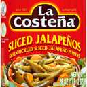 La Costea Sliced Jalapeno Peppers - Pickled Jalapenos - Jalapeno Pepper - Hot Peppers for Mexican Food, Guacamole, Spicy Nacho & Taco Toppings, Enchiladas & Salsa - 28oz, 1 Pack Canned Jalapenos (EXP 07/16/28)