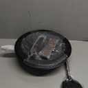 Carbon Steel Wok Pan - 13" Wok Pan with Lid, Woks & Stir-Fry Pans Nonstick with Spatula & Brush, Chinese Wok Flat Bottom Wok for Induction, Electric, Gas, All Stoves