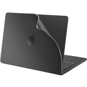 BlueSwan Case Compatible with MacBook Pro 16 inch Case M4 M3 M2 M1 Pro/Max 2025 2024-2021 A3403 A3186 A2991 A2780 A2485, Flexible PP and Matte Anti-Fingerprint Protective Case, Matte Black