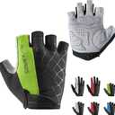 ROCKBROS Cycling Gloves for Men Women Mountain Bike Gloves SBR Pad Anti-Slip Road Riding Bicycle Biking Gloves for Cycling Motorcycle Gym, Short-US M/Asia L