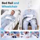 Dementia Gloves 2pcs |Double-Padded Restraint Security Mitts,Open Front Design,Hand Restraints for Elderly