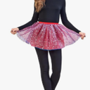 Seasons 4th of July Tutu Tulle Skirt for Women, Patriotic Red White Blue Tutu Skirt, Independence Day Costume One Size