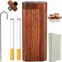 Wooden Handmade Tobacco Pipe,Classic Design Decorative Perfect Beginner Kit Gift Set