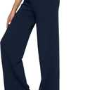 G4Free EverGoing Yoga Pants Women Wide Leg Pants with Pockets High Waist Stretch Dress Casual Sweatpants Petite/Regular/Tall (Black, S)