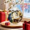 3 x Christian Gifts: Nativity Scene Christmas Ornaments (Religious Christmas Decorations) | Christian Holiday Decor, Holy Family Ornament, Religious Gifts, Baptism Gift & Unique Faith Festival Gift