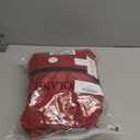 IN'VOLAND Women's Rain Jacket Plus Size Long Raincoat Lightweight Hooded Windbreaker Waterproof Jackets with Pockets (24 W, Red)