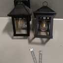 2 Pack Solar Wall Lanterns Outdoor with 3 Modes, Dusk to Dawn Motion Sensor LED Sconce Lights IP65 Waterproof, Exterior Front Porch Security Lamps Wall Mount Patio Fence Garage Decorative