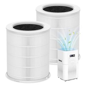 AP401 AP402 Filter Replacement, Compatible with Dayette AP401 AP402 and JOWSET AP402 AP403 Air Purifier for Large Room up to 3000Ft², Efficient Air Filter, 4-Stage Filtration System, 2 Pack
