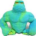 Stretchy Squishy Monkey Squeeze Toy Funny Gorilla Squishy Toy Stress Relief and Sensory Decompression Toy for Kids/Adults,Green