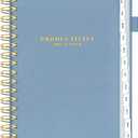 SUNEE 2026 Planner 5.9" x 8.3" Dated Productivity Planner for Time Management - Daily, Weekly & Monthly Planner to Achieve Goals - Planner 2026 dated from January 2026 December 2026, Grey Blue