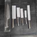 Cuisine::pro Damashiro Knife Block (Kumi, 7-Piece Chef Knife Set) - Japanese Steel Knife - Magnetic Knife Block- Damascus-Inspired Blade Kitchen Knives