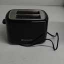 Toastmaster 2-Slice Cool Touch Toaster, Black with Stainless Accent