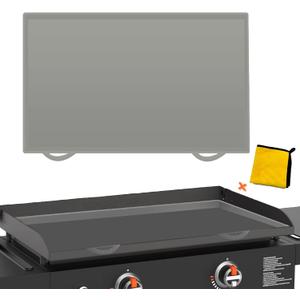 Blackstone Grill Cover for 28 Inch All-Season Protective Cover Blackstone Griddle Cover for Backyard Camping Tailgating Weatherproof & Durable Fabric for Blackstones Flat Top Grill Accessories (Gray)