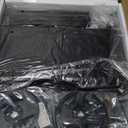 TUTOTAK LED End Table with Charging Station, Nightstand with Cloth Drawer, Side Table with Outletst, Set of 2, Couch Table, Black TB01BK068, 11"D x 15.4"W x 23.7"H