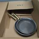 GreenPan Hybrid 9.5 & 11 Nonstick Stainless Steel Frying Pan Set, APEX Tri-Ply Thermobond PFAS-Free Ceramic Skillets, Induction & All Cooktop Compatible, Oven Temp to 850F, Dishwasher Safe, Gold, 2 Pieces
