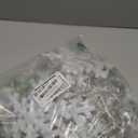 Brightown Snowflake Christmas Lights,20Ft 228 LED Icicle Lights for Outside with 24 Drops, Connectable Curtain String Lights for Indoor Outdoor House Eaves Window Porch Tree, Pure White