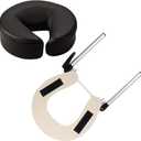 HOINCO Massage Headrest - Aluminum Adjustable U-Shaped Pillow for Bed & Face Cradle - Beauty Spa Equipment