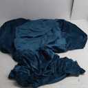 H.VERSAILTEX Rich Velvet Stretch 2 Piece Cover Chair Slipcover Sofa Cover Furniture Protector Couch Soft with Elastic Bottom Chair Couch Cover with Arms Width Up to 49 Inch(Chair, Deep Teal)