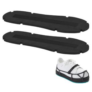 IMPRESA 2 Pack Shoe Inserts - Small, Black Adjustable 1/4-inch Height Shoe Lift - Heel Lift Support for Uneven Legs - Compatible with EVENup Balancer for Walking Boot