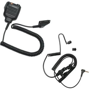 Shoulder Speaker Mic for Kenwood Nexedge Radios Compatible with NX200 NX210 NX300 NX3200 NX5200 NX5300 TK380 TK390 TK2180 P25 KMC25 KMC41 K2 with 3.5mm Listen Only Earpiece
