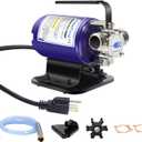 Water Transfer Pump 115V 1/10HP,Electric Self Priming Utility Pump for Household, 330 GPH Suction Removal Water Pump for Garden Clogged Sinks Pools Rain Barrel Aquariums