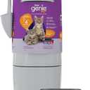 Litter Genie XL+ Pail with 24 ft Jumbo Refill, Ideal for Multi-Cat Homes Large odour-locking pail, holds up to 21 days of cat litter, and includes a Jumbo Refill lasting up to 4 months for 1 cat