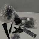 Brightown 58FT Solar String Lights Outdoor with Remote Cable Ties and Hooks, Commercial Grade Patio Lights with 26 LED Shatterproof Bulbs, 3 Light Modes Hanging Light for Backyard Party Decor