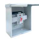 63A Generator Transfer Switch, 3P Heavy Duty Automatic Transfer Switch, 120/240V Dual Power Safety for Indoor or Outdoor Use