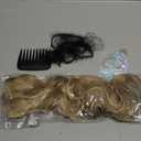 KooKaStyle Invisible Wire Hair Extensions with Transparent Headband Adjustable Size 4 Secure Clips Long Wavy Secret Wire Hairpiece for Women (24Inch Light Brown mix Golden Blonde)