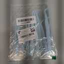 JJUNW 12pc Plastic Tweezers, 4.5 Inch Bent Tweezers for Kids DIY Jewelry Making, Crafts, Baking Decoration, Reptile Feeding, Blue