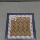 2x3 Picture Frame Solid Wood,Blue. Table Top or Wall Mount Photo Frames with Plastic Glass for 2x3 Inches Pictures, Modern Home Office Decor