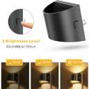 2 x L LOHAS LED Night Lights Plug into Wall 2 Pack, Dusk to Dawn Sensor Nightlight, Brightness Adjustable, 3000K Soft White