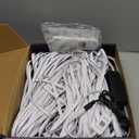 POOFZY Permanent Outdoor Lights for House,200ft RGB+IC Smart Outdoor Decor, 50 Scene Modes,App/Remote Control,for Christmas,Halloween,Daily & Holiday Party Decor,House Roof Lighting