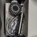 FEELSO Filtered Shower Head with Handheld, High Pressure 4 Spray Showerhead with Filters & Upgraded Anti-clog Nozzles for Hard Water -Remove Chlorine, Reduce Dry Itchy Skin -ON/OFF Switch for Pet Bath (Gray)