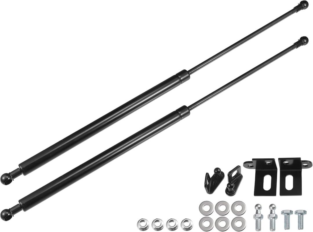 X AUTOHAUX 2 Pcs Front Hood Lift Supports Struts Shocks Gas Spring for Honda CIVIC 9th FB/FG 2011-2016 Black