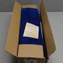 HOMTOYOU Microfiber Flat Mop with Sprayer: Spray Mop with 4 Washable Pads for Cleaning Multi-Surface Floors - 1Pcs 400+ML Refillable Bottle (White Blue)