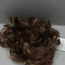 Baruisi Mens Curly Wig Brown Layered Short Wig Synthetic Halloween Cospaly Hair Wig