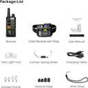 Dog Training Collar, 5280-Foot Remote Training Collar, IPX7 Waterproof Flash Night Vision Electronic Collar, Featuring Adjustable Tone, Vibration, Shock, and Rechargeable Battery