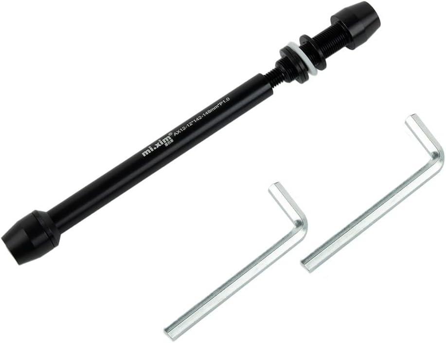 Bike Trainer Thru Axle Skewer, Thru Axles For Bike Trainers 12X142 148Mm P1.0/P1.5 Thru Axle Adapter For Skewer Wheel Attachment Trainer, Bike Trainer Thru Axles Adapter(P1.0)