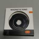 Magnetic Phone Ring Holder for Samsung Galaxy S26 S25 Ultra S25 S24 FE S24 Ultra, Removable Magsafe Phone Grip with Kickstand for iPhone 17 16e 16 Pro Max 16 Plus 15 14 Pro Max, Fit Magnetic Car Mount (black)