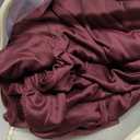 20ft15ft Burgundy Backdrop Curtain for Wedding Parties, 4 Panels Wrinkle Free 15 FT Long Polyester Photo Backdrop Drapes Back Drop Cloth for Birthday Photography Background