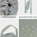 Wandering Nature Water Bottle Holder with Strap 32oz Insulated Water Bottle Carrier Sling Bag with Phone Pocket Water Bottle Pouch for Hiking Walking(Patent Pending)