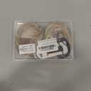 2 PCS Messy Bun Hair Piece Wavy Curly Scrunchies Synthetic Chignon Ponytail Hair Extensions Thick Updo Hairpieces for Women Girls(Dark Ginger Blonde Mix Bleach Blonde)