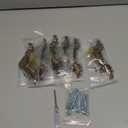 Biaungdo 6 Pcs Vintage Cabinet Pulls Handles, Shabby Chic Drawer Handles European Style Dresser Pulls Vintage Antique Furniture Handles for Dresser Drawer(2-1/2 Inch Hole Center, Bronze)