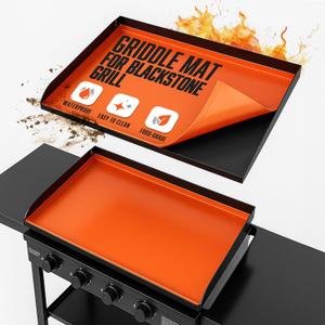 36" Blackstone Silicone Mat - Heavy Duty Food Grade Silicone Griddle mat for Blackstone Griddle - BBQ Shield Against Rust, Grease & Dirt, All-Season Protection - Griddle Accessories