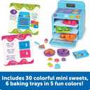 Learning Resources Sorting Sweets Mini Oven, Play Food, Kids Kitchen Playset, Pretend Play Toys, Mini Food, Sorting Toys, Montessori Cooking Set for Toddlers