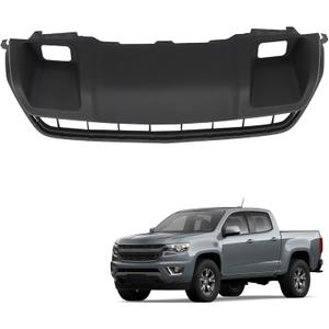munirater Front Bumper Lower Skid Plate Plastic with Tow Hook Holes Replacement for 2015-2020 Colorado GM1095206 22891697