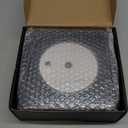 Gueray Portable CD Player, Bluetooth CD Kpop Player for Desktop with HiFi Sound Speaker, FM Radio CD Music Player for Home with Remote Control, Dust Cover, LED Screen, Support AUX/USB, Headphone Jack (Black)