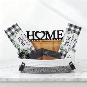 House Warming Gifts New Home, 10 Pcs Housewarming Gift Ideas, New House Gift Basket for Homeowners Couples Women, Closing Gifts for Home Buyers