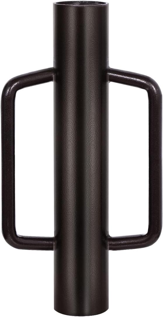 MIXXIDEA 11LB T Post Driver Heavy Duty Fence Post Driver Post Pounder with Handle Steel Post Hole Digger Hand Post Rammer for T-PostsU Channel,U Fence Post Wooden Post 16.8 Inch